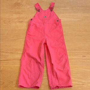 Carhartt Kids Bright Pink Overalls